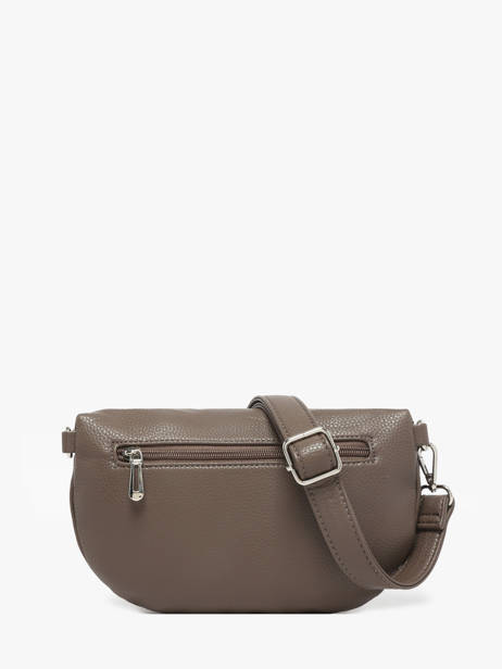 Sac Banane Miniprix Marron grained F8546 vue secondaire 2