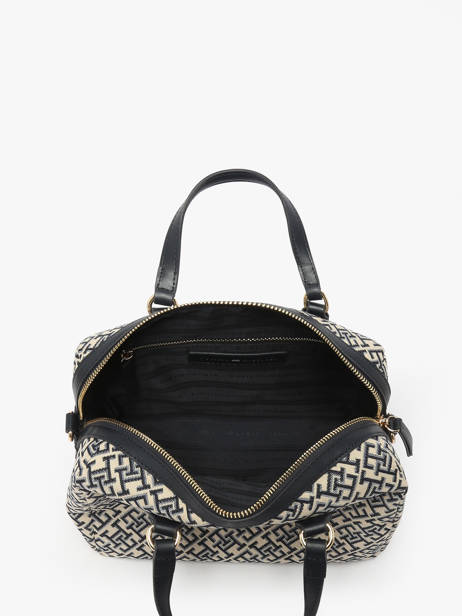 Sac Porté Main Th Jacquard Polyester Recyclé Tommy hilfiger Bleu th jacquard AW17633 vue secondaire 2