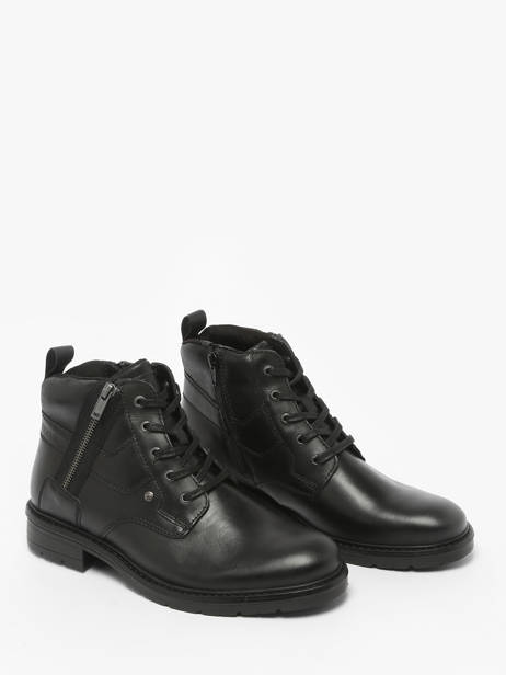 Boots En Cuir Redskins Noir men LAFARE vue secondaire 1