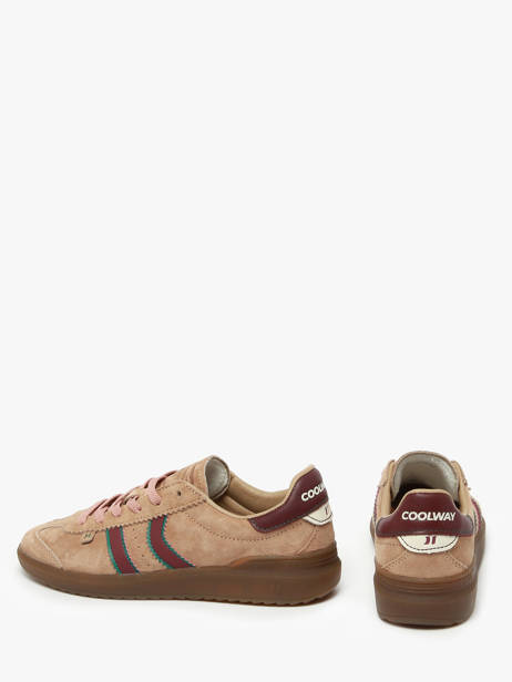 Sneakers En Cuir Coolway Marron women 7613293 vue secondaire 3