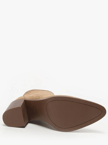 Bottines à Talon En Cuir Alpe Marron women 54491109 vue secondaire 4