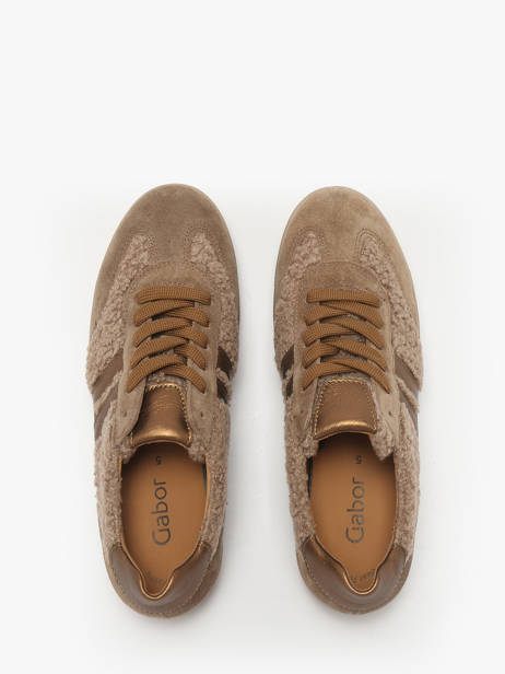 Sneakers En Cuir Gabor Marron women 34 vue secondaire 3
