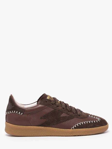 Sneakers En Cuir Semerdjian Marron women ZADIK