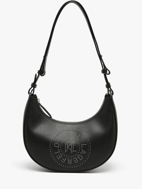 Sac Porté épaule K Circle Cuir Karl lagerfeld Noir k circle A4W30069