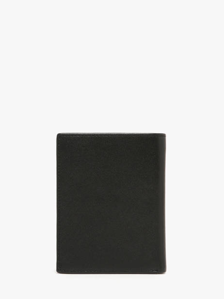 Portefeuille Porte-monnaie Saffiano Cuir Hugo boss Noir saffiano HLO526A vue secondaire 3