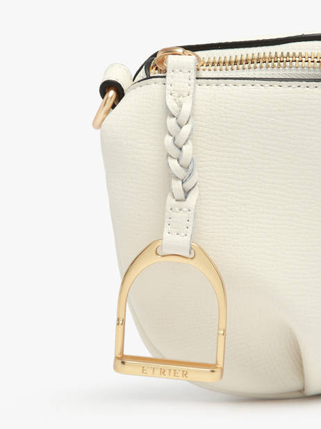 Sac Banane Torsade Cuir Etrier Blanc torsade ETOS022M vue secondaire 5