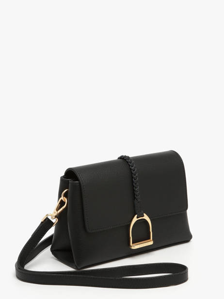 Sac Bandoulière S Torsade Cuir Etrier Noir torsade ETOS169S vue secondaire 2