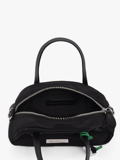 Sac Porté Main K Ikon Polyester Recyclé Karl lagerfeld Noir k ikon B1W30016 vue secondaire 3