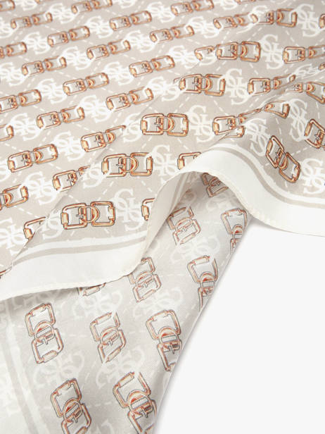 Foulard Guess Blanc accessoires 454SIL03 vue secondaire 1