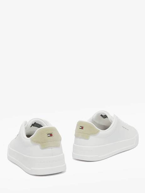 Sneakers En Cuir Tommy hilfiger Blanc men 536702X vue secondaire 3