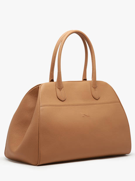 Sac Porté épaule Barbara Cuir Nathan baume Marron state 1 vue secondaire 2