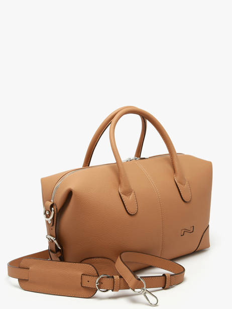 Sac Porté Main Senna Cuir Nathan baume Marron drive 2 vue secondaire 2