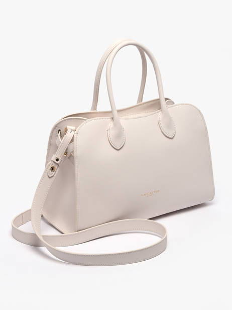 Sac Porté Main Donna Hopper Cuir Lancaster Blanc donna hopper 121 vue secondaire 2