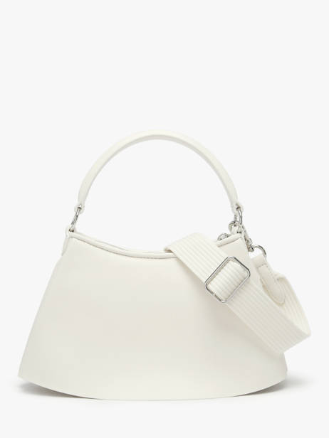 Sac Porté épaule Lenglen Cuir Lacoste Blanc lenglen NU5011DP vue secondaire 4