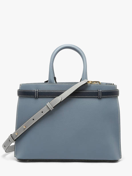 Sac Porté Main Faubourg Cuir Lancel Bleu faubourg A13548 vue secondaire 5