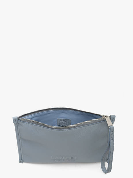 Pochette Zippée Jour Cuir Lancel Bleu jour A13174 vue secondaire 2