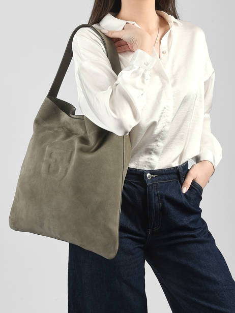 Sac Porté épaule Folk Lady Cuir Gerard darel Vert folk lady DDS72407 vue secondaire 1