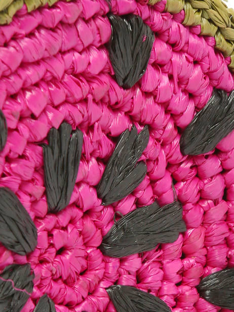 Bijoux De Sac Le voyage en panier Rose l'atelier du crochet AM830 vue secondaire 1