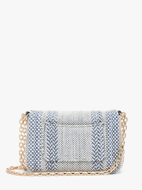 Sac Bandoulière Moon En Cuir Tressé Vanessa bruno Bleu moon 7V40326 vue secondaire 4
