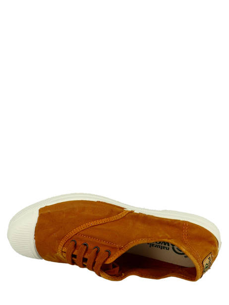 Low-top Sneakers Natural world Brown women 102E other view 4