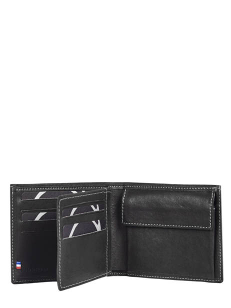 Leather Wallet Oil Etrier Black oil EOIL121 other view 1