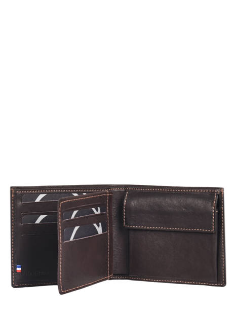 Leather Wallet Oil Etrier Brown oil EOIL121 other view 1