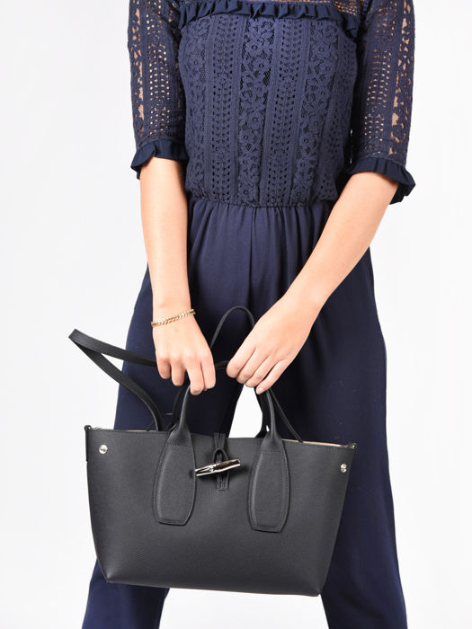 Longchamp Roseau Handbag Black