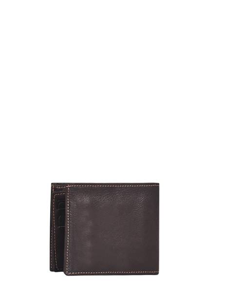 Leather Wallet Oil Etrier Brown oil EOIL121 other view 2
