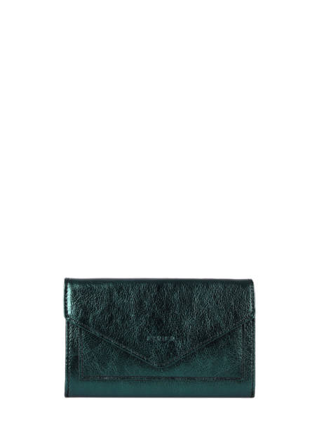 Leather Etincelle Irisée Portefeuille Etrier Green etincelle irisee EETI469