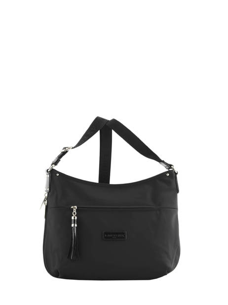 Sac BandouliÃ¨re Basic Pompom Lancaster Noir basic pompom 38