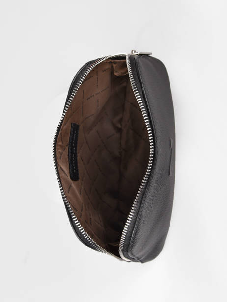 Leather Zip Pouch Nathan baume Black nathan 4 other view 1