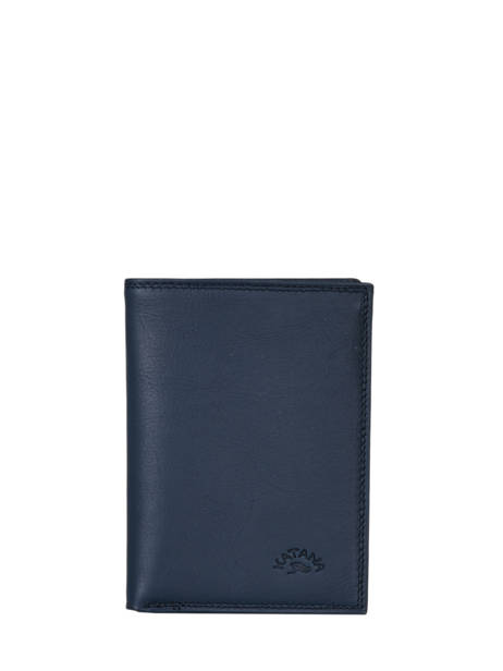 Portefeuille Cuir Katana Bleu marina 753096