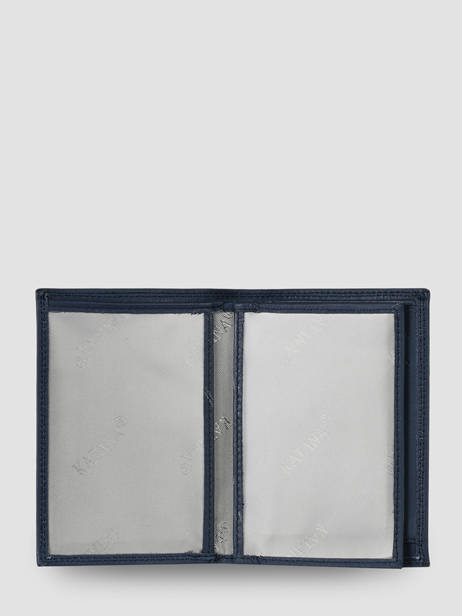 Portefeuille Cuir Katana Bleu marina 753096 vue secondaire 2