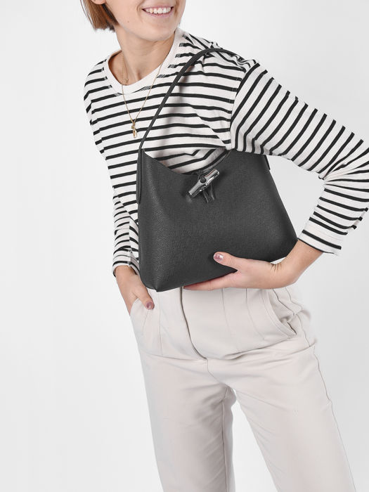 Longchamp Roseau Hobo bag Black