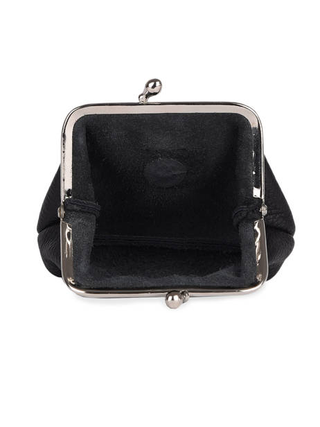 Leather Madras Coin Purse Etrier Black madras EMAD654 other view 1