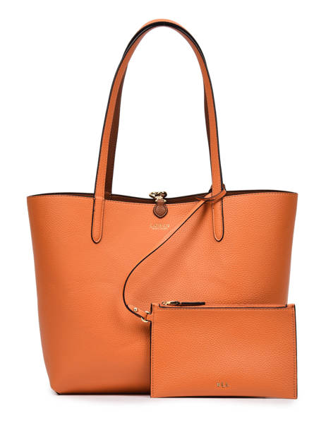 Cabas RÃ©versible Merrimack Lauren ralph lauren Marron merrimack 31795329 vue secondaire 1