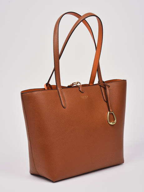 Cabas RÃ©versible Merrimack Lauren ralph lauren Marron merrimack 31795329 vue secondaire 3