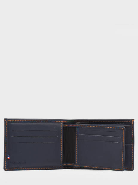 Leather Paris Wallet With Coin Purse Etrier Blue paris EPAR438 other view 1