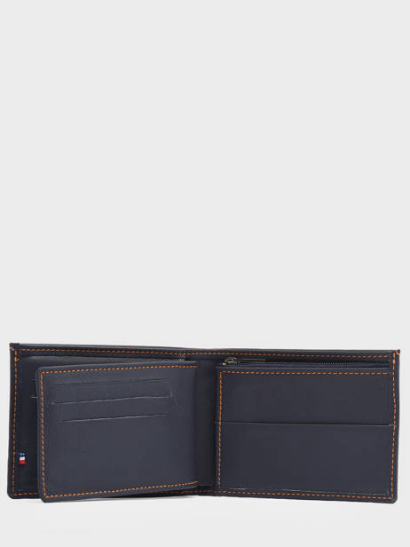 Leather Paris Wallet With Coin Purse Etrier Blue paris EPAR438 other view 2