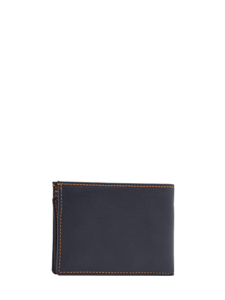 Leather Paris Wallet With Coin Purse Etrier Blue paris EPAR438 other view 3
