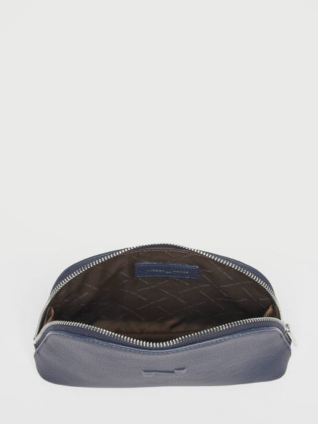 Leather Zip Pouch Nathan baume Blue nathan 4 other view 1