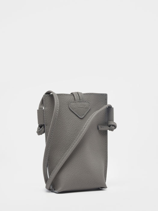 Longchamp Roseau Ipod case / cd holder Gray