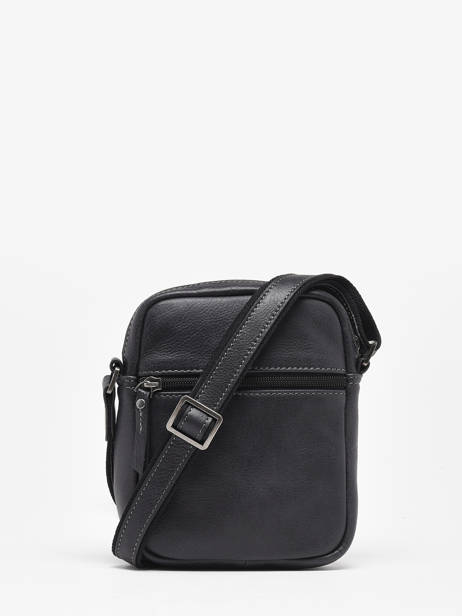 Sac Bandoulière Spider Cuir Etrier Noir spider ESPI704S vue secondaire 4