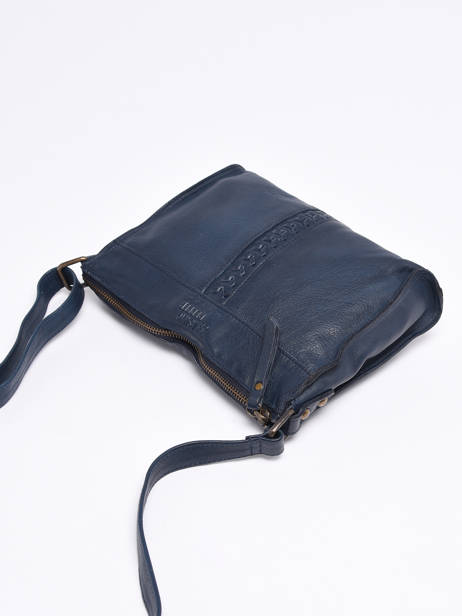 Crossbody Bag Cow Leather Basilic pepper Blue cow BCOW58 other view 2