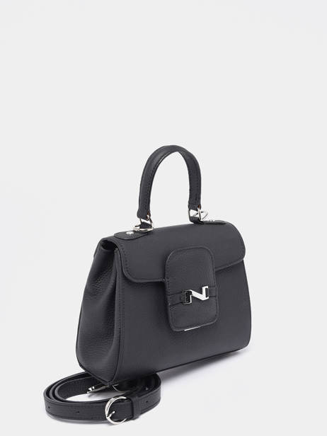 Leather Mini Duras Crossbody Bag Nathan baume Black ines 4 other view 2
