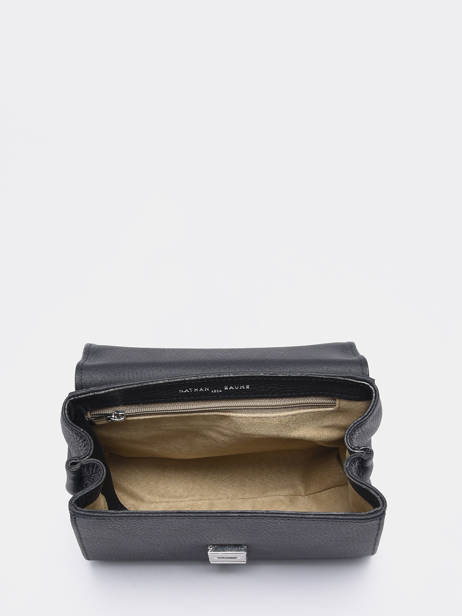 Leather Mini Duras Crossbody Bag Nathan baume Black ines 4 other view 3