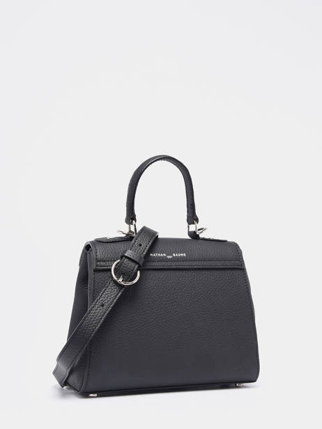 Leather Mini Duras Crossbody Bag Nathan baume Black ines 4 other view 4