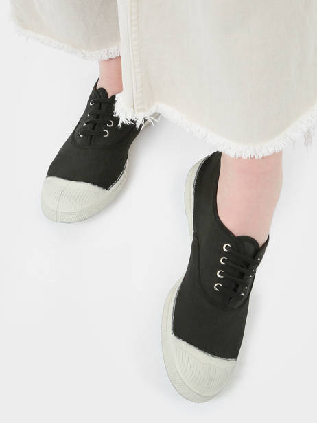 Sneakers Bensimon Black women F15004 other view 2