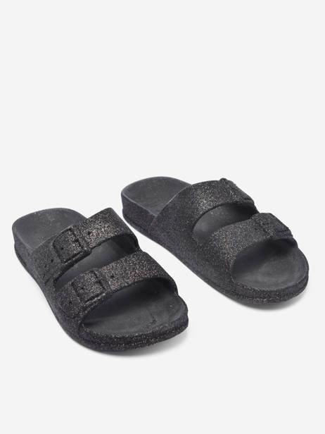 Claquettes Transoco Cacatoes Noir women TRANCOSO vue secondaire 2