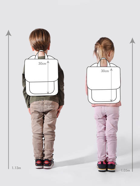 1 Compartment Backpack Kidzroom Beige adore more 2819 other view 1